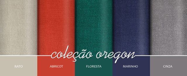 Cores do Tecido Coleção Oregon Promex Decor Cores do Tecido Coleção Oregon Promex Decor
